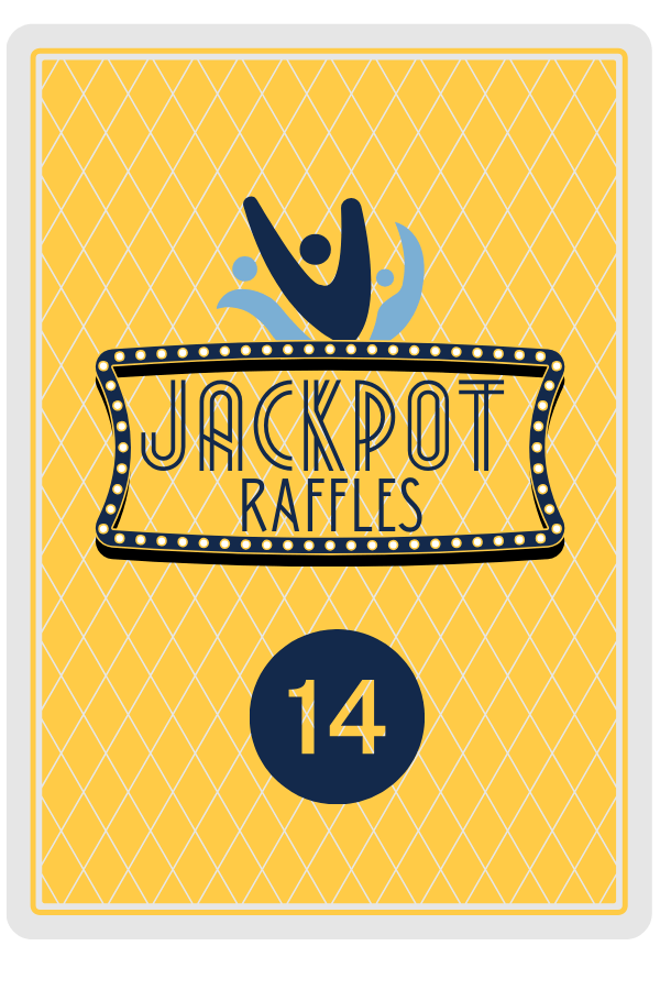 14 Jackpot Raffles Back Cards