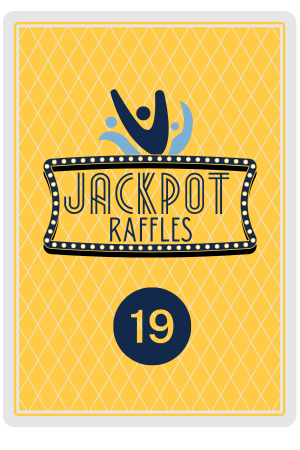 19 Jackpot Raffles Back Cards