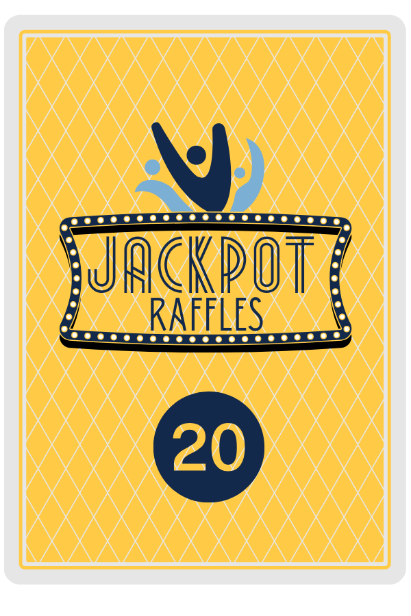 20 Jackpot Raffles Back Cards