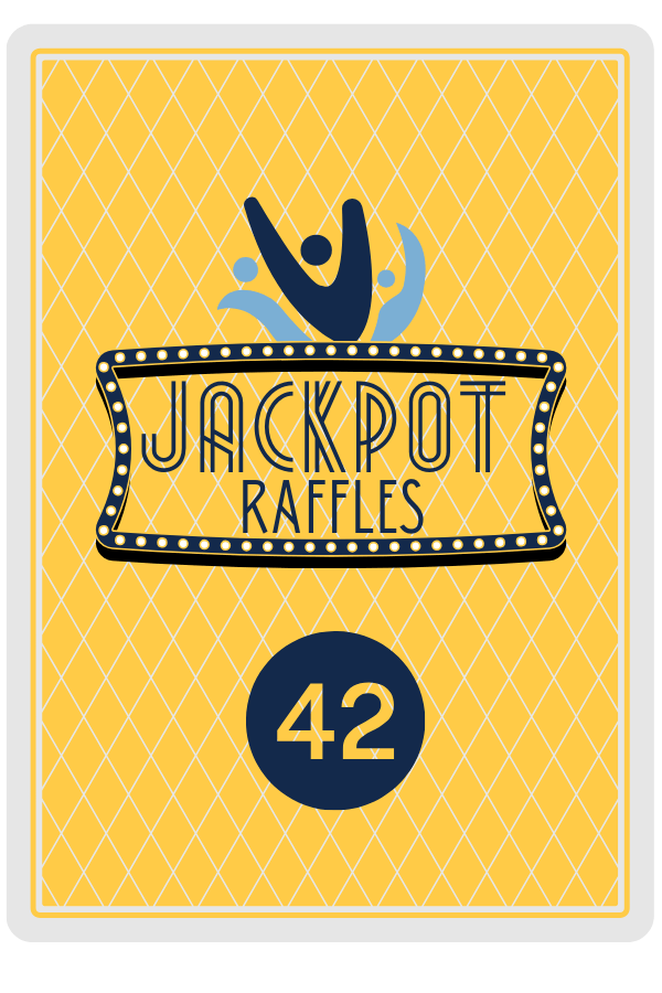 42 Jackpot Raffles Back Cards