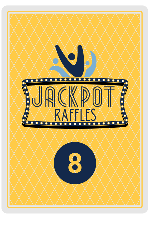 8 Jackpot Raffles Back Cards