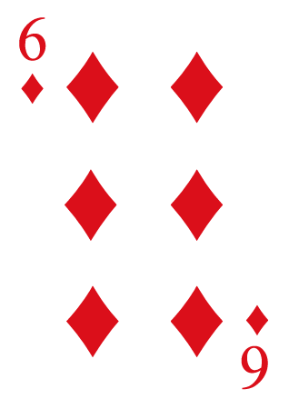 Six Diamond Card