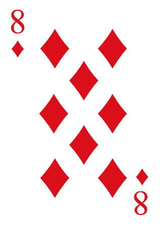 Eight Diamond Card