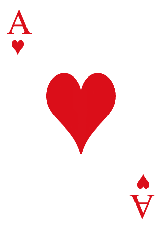 Ace Heart Card