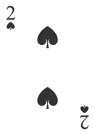 Two Spades Card